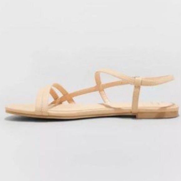 A New Day Kaia Strappy Sandals Tan 8.5 - Picture 2 of 4